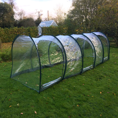 Cloches & Tunnels – Grow Tunnels – Poly Tunnels - Pro-Gro Poly Tunnel – 5m long x 1.5m wide x 1.5m high