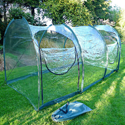 Cloches & Tunnels – Grow Tunnels – Pro-Gro Poly Tunnel – 3m long x 1.5m wide x 1.5m high