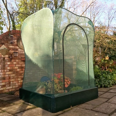 Fruit Cages & Grow Houses - Allotmenteer Fruit Cage & Raised Bed Kits - Allotmenteer Large Raised Bed & Fruit Cage Combi Kit - 1.25 x 1.25 x 2.125m H