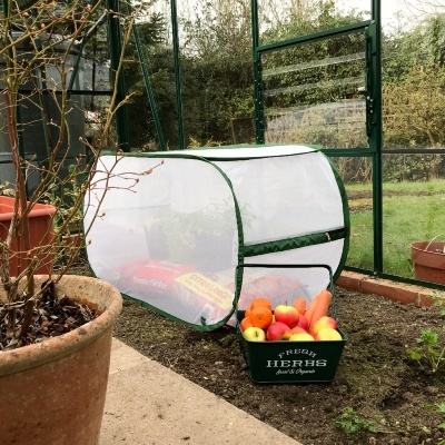 Fruit Cages - Pop Up Fruit Cages – Pop-Up Insect Net Grow Bag Crop Cage – 1.1m L x 0.45m W x 0.55m H (pack of 5)