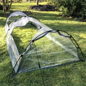 Cloches & Tunnels – Grow Tunnels – Poly Tunnels - Pro-Gro Mini Poly Tunnel – 2m long x 0.8m wide x 0.35m high